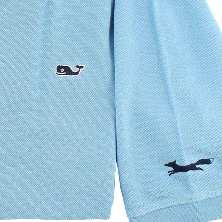 Classic Polo in Boathouse Blue by Vineyard Vines, Featuring Longshanks the Fox - Country Club Prep