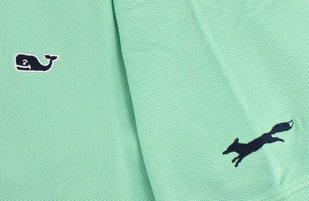 Classic Polo in Hammock Green by Vineyard Vines, Featuring Longshanks the Fox - Country Club Prep