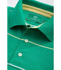 Coastal Pines Breton Stripe Polo in Augusta Green by Southern Tide - Country Club Prep