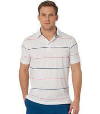 Coastal Pines Breton Stripe Polo in White by Southern Tide - Country Club Prep