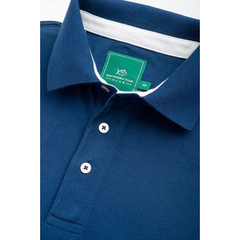 Coastal Pines Solid Club Polo in Yacht Blue by Southern Tide - Country Club Prep