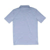 Custom Newport Stripe Performance Polo in Flamingo by Vineyard Vines - Country Club Prep