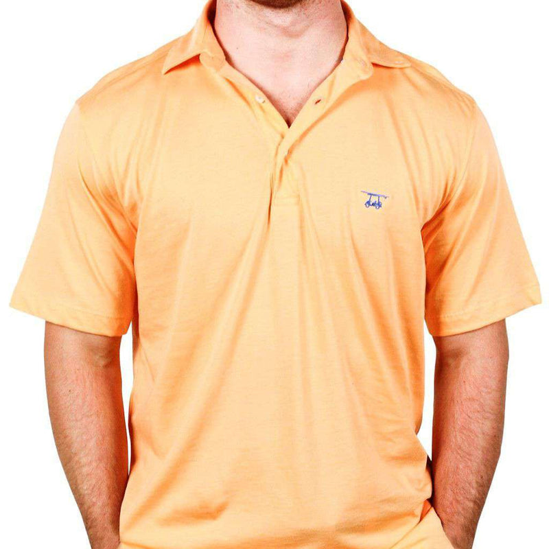 East Beach Polo in Orange by Bald Head Blues - Country Club Prep