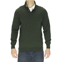 Eastnor Long Sleeve Polo in Dark Olive by Barbour - Country Club Prep
