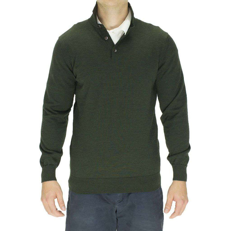 Barbour Eastnor Long Sleeve Polo in Dark Olive – Country Club Prep
