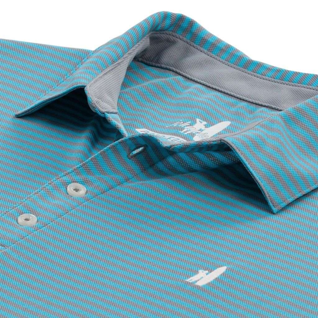 Fringe "Prep-Formance" Polo in Electric Blue by Johnnie-O - Country Club Prep