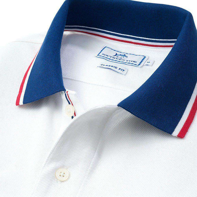 Front Runner Polo in Classic White by Southern Tide - Country Club Prep