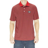 Georgia Drytec Trevor Stripe Polo in Red and Black by Cutter & Buck - Country Club Prep