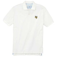 Georgia Tech Gameday Skipjack Polo in White by Southern Tide - Country Club Prep