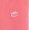 Gingham Placket Skipjack Polo in Coral Beach by Southern Tide - Country Club Prep