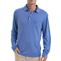 Hacienda Long Sleeve Polo in Shade by johnnie-O - Country Club Prep