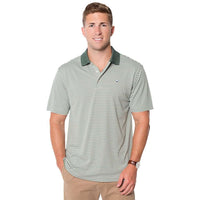 Heritage Performance Polo in Duck Green by The Southern Shirt Co. - Country Club Prep