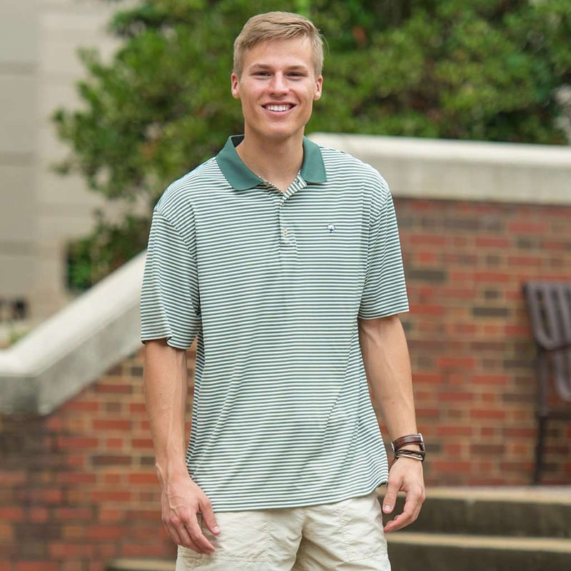Heritage Performance Polo in Duck Green by The Southern Shirt Co. - Country Club Prep