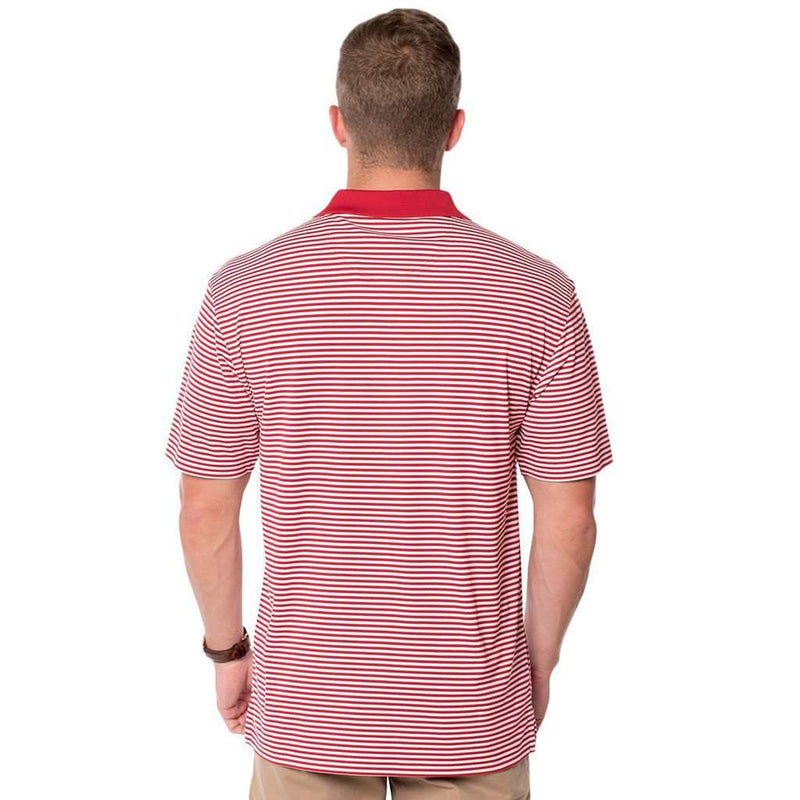 Heritage Performance Polo in University Red by The Southern Shirt Co. - Country Club Prep