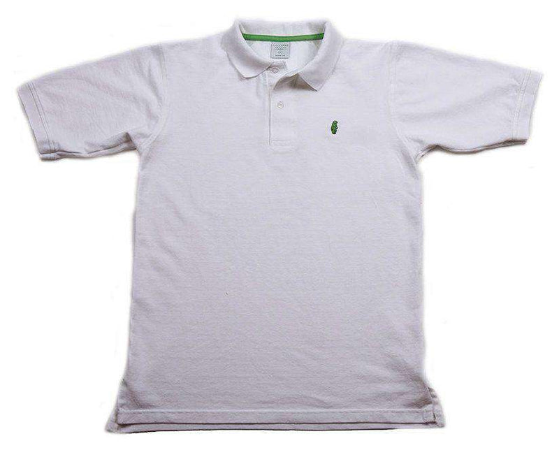 Home Grown Polo in Club White by Collared Greens - Country Club Prep
