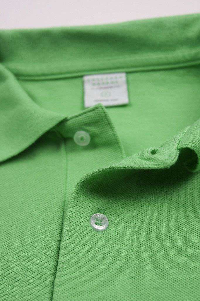 Home Grown Polo in Meadow Green by Collared Greens - Country Club Prep