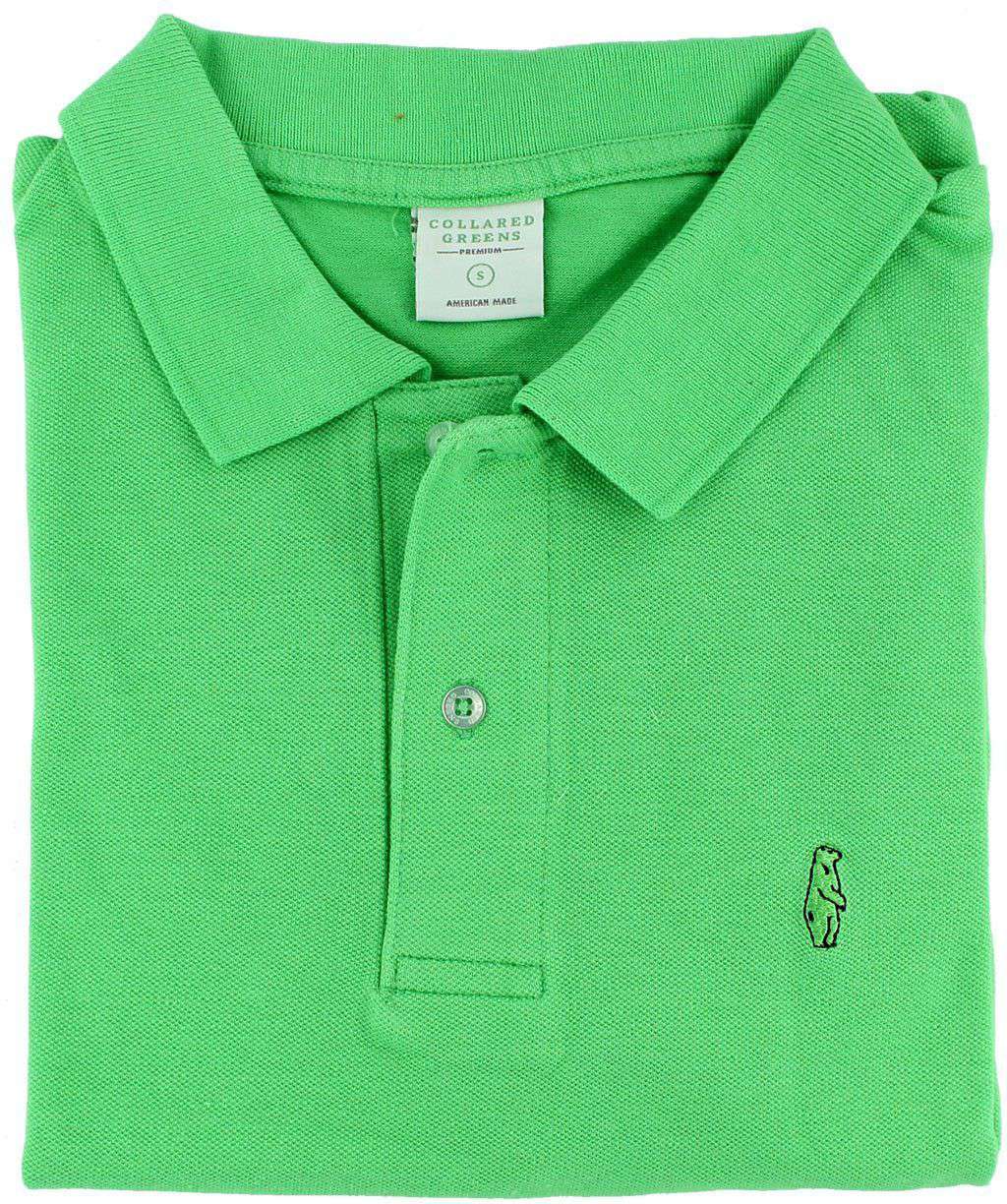 Home Grown Polo in Meadow Green by Collared Greens - Country Club Prep