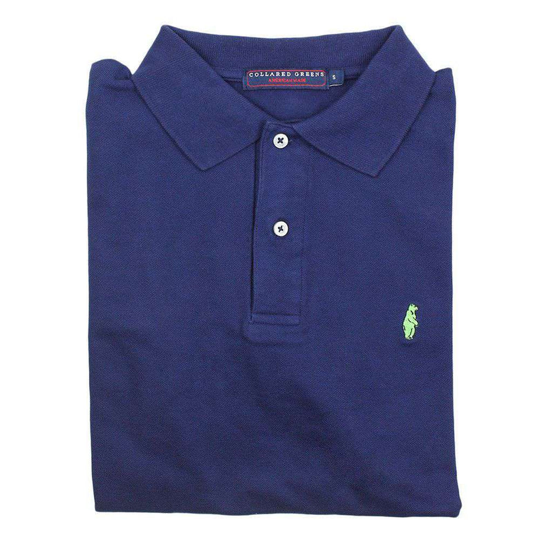 Home Grown Polo in Navy by Collared Greens - Country Club Prep