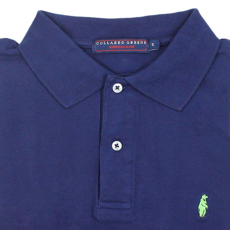 Collared Greens Home Grown Polo in Navy – Country Club Prep