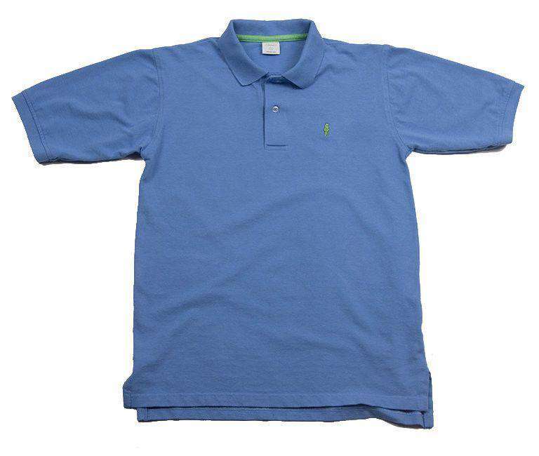 Home Grown Polo in Ocean Blue by Collared Greens - Country Club Prep