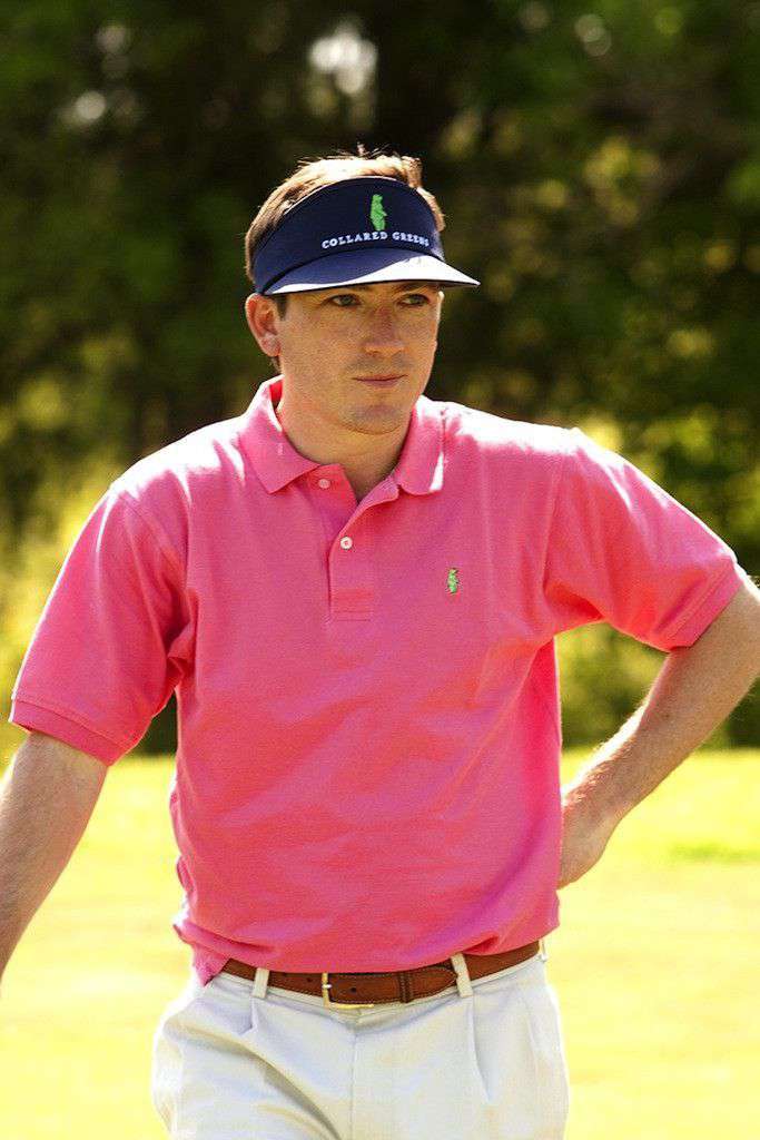 Home Grown Polo in Salmon Pink by Collared Greens - Country Club Prep