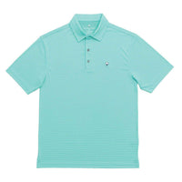 Jackson Performance Polo in Aqua Green by The Southern Shirt Co. - Country Club Prep