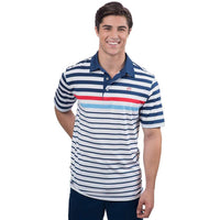 Liberty Stripe Performance Polo by Southern Tide - Country Club Prep