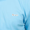 Longshanks Embroidered Patch Polo in Crystal Blue by Country Club Prep - Country Club Prep