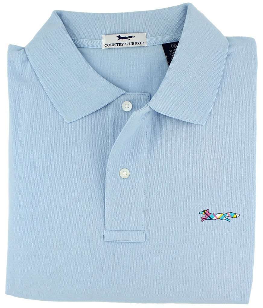 Longshanks Polo Shirt in Carolina Blue by Country Club Prep - Country Club Prep