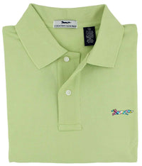 Longshanks Polo Shirt in Kiwi by Country Club Prep - Country Club Prep