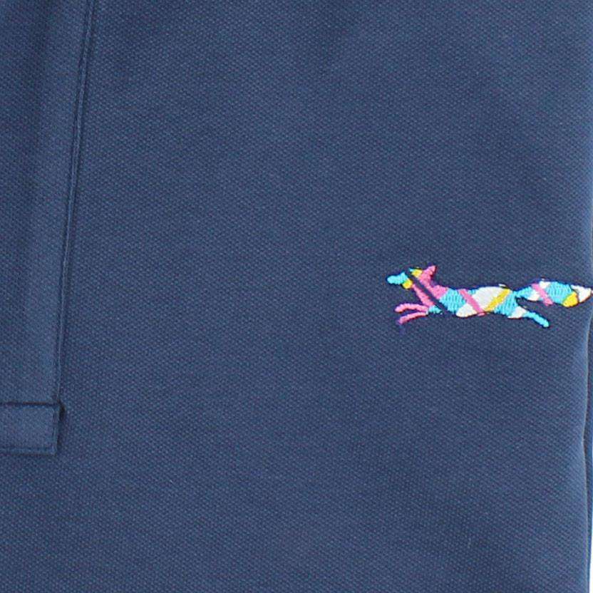 Longshanks Polo Shirt in Navy Blue by Country Club Prep - Country Club Prep