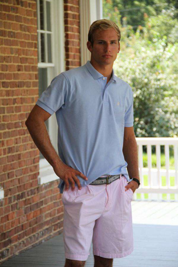 Made in the South Polo in Carolina Blue by High Cotton - Country Club Prep