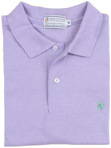 Made in the South Polo in Lavender by High Cotton - Country Club Prep