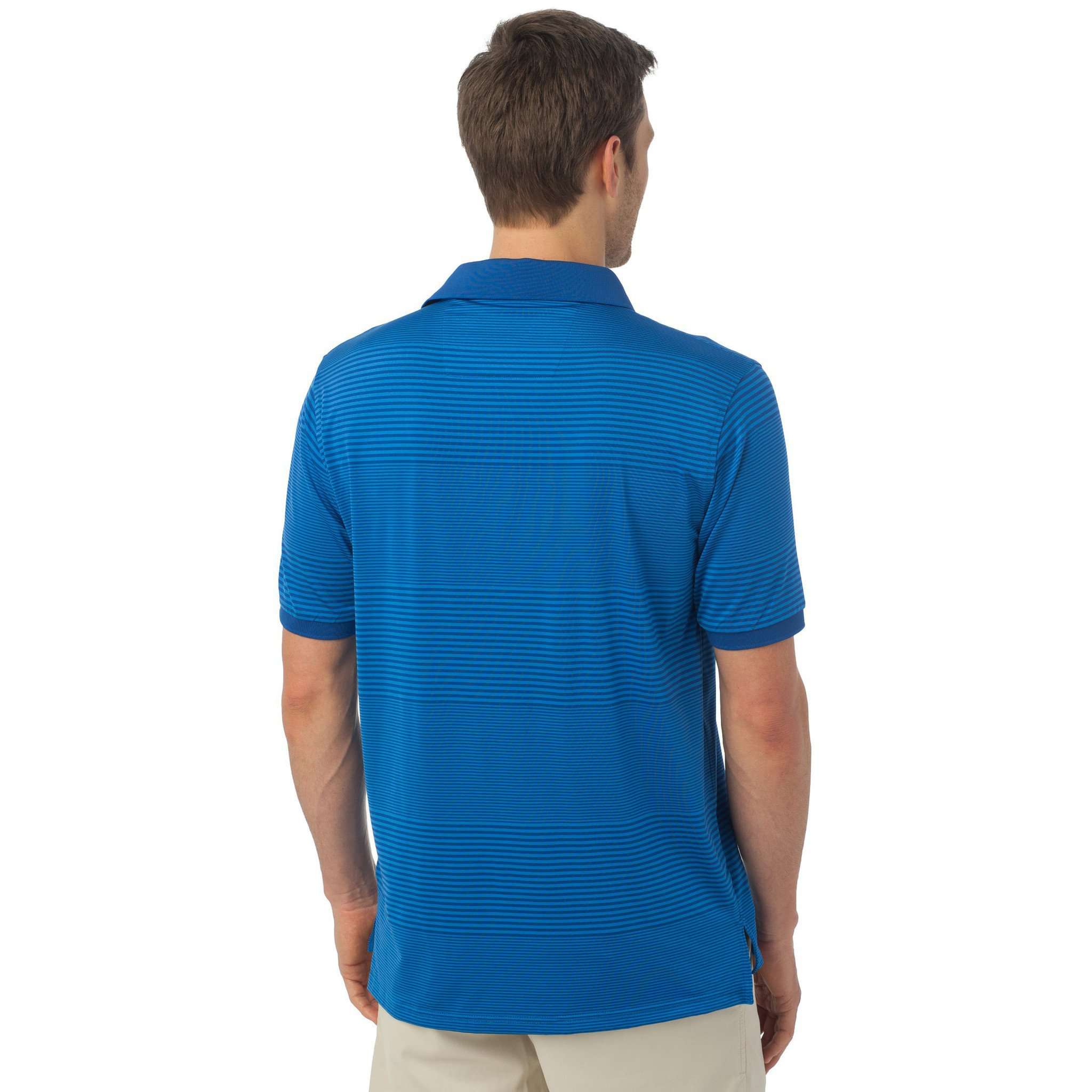 Match Point Stripe Performance Polo in Blue Cove by Southern Tide - Country Club Prep