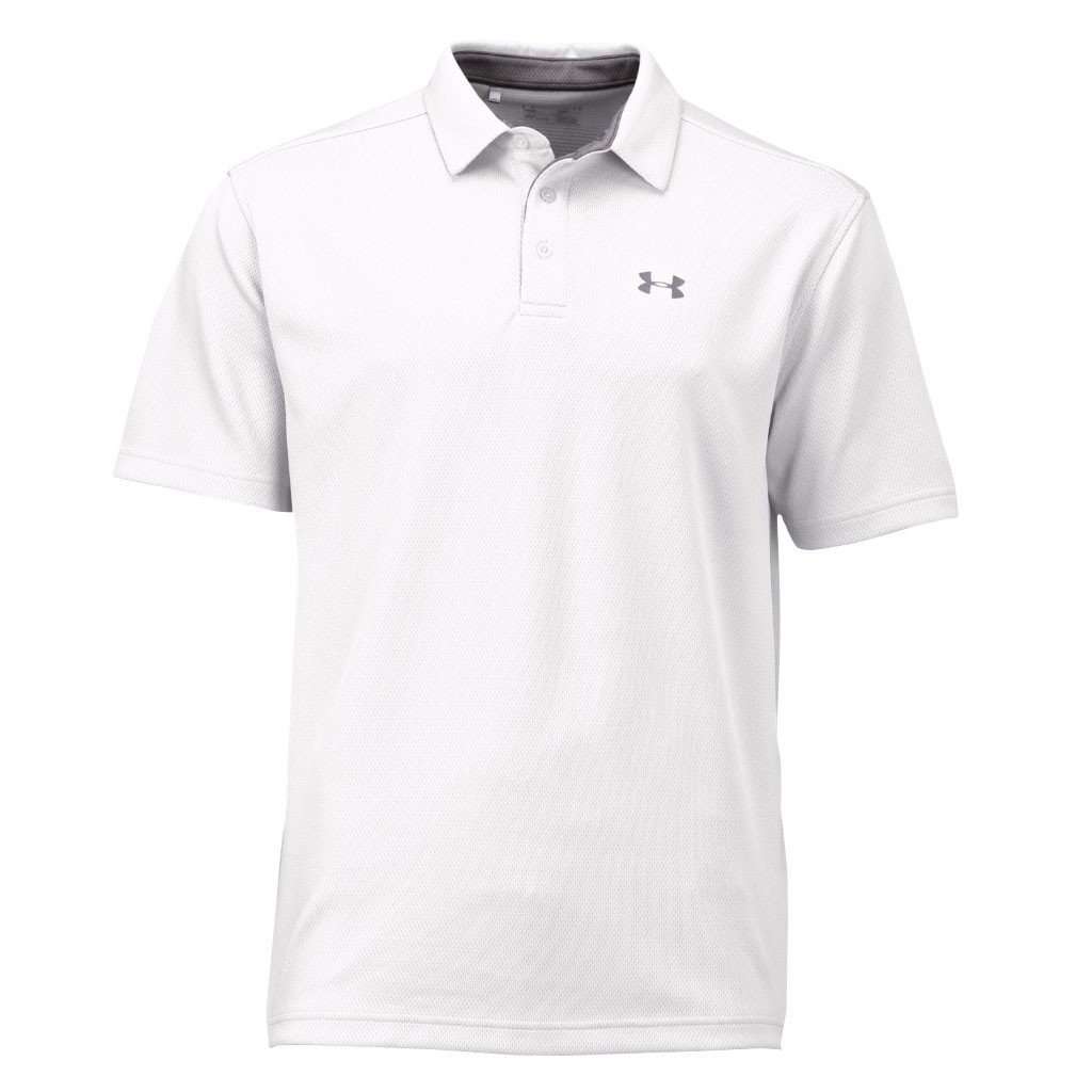 Men's Tech Polo in White by Under Armour - Country Club Prep