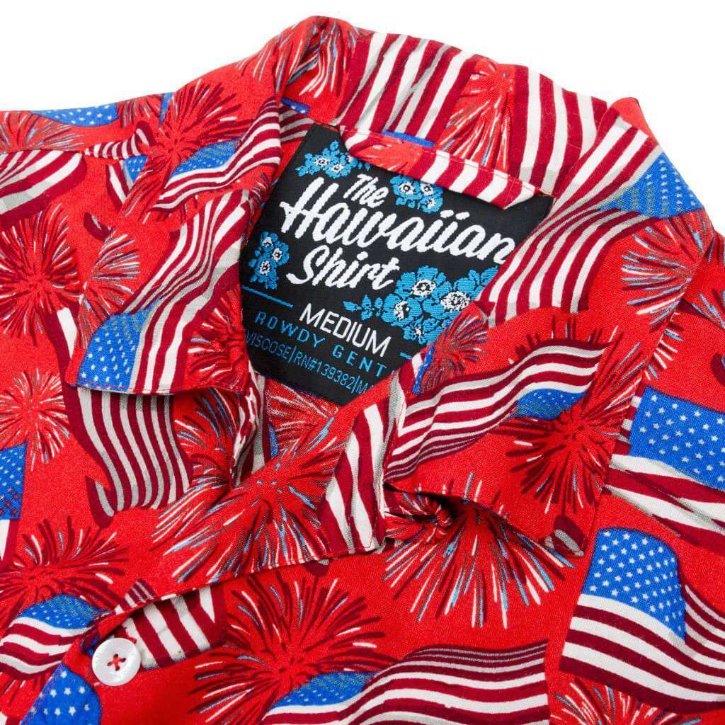 National Anthem Hawaiian Shirt by Rowdy Gentleman - Country Club Prep