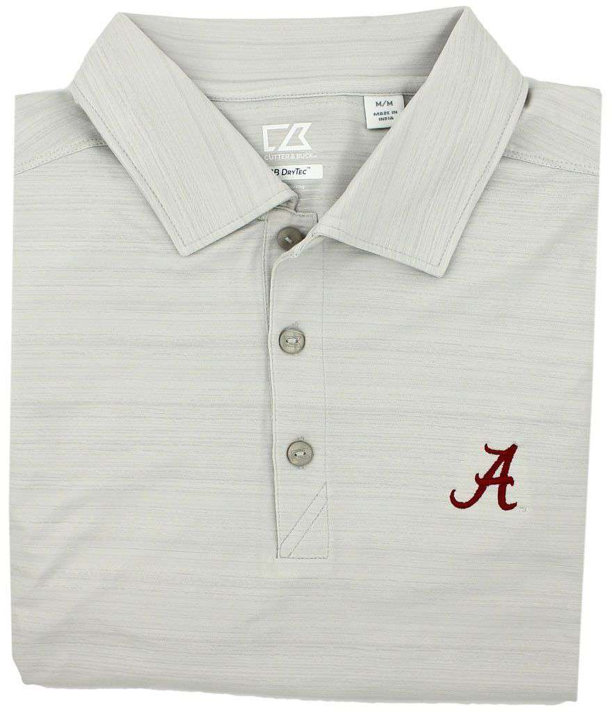 Performance Alabama Polo in Concrete Gray by Cutter & Buck - Country Club Prep