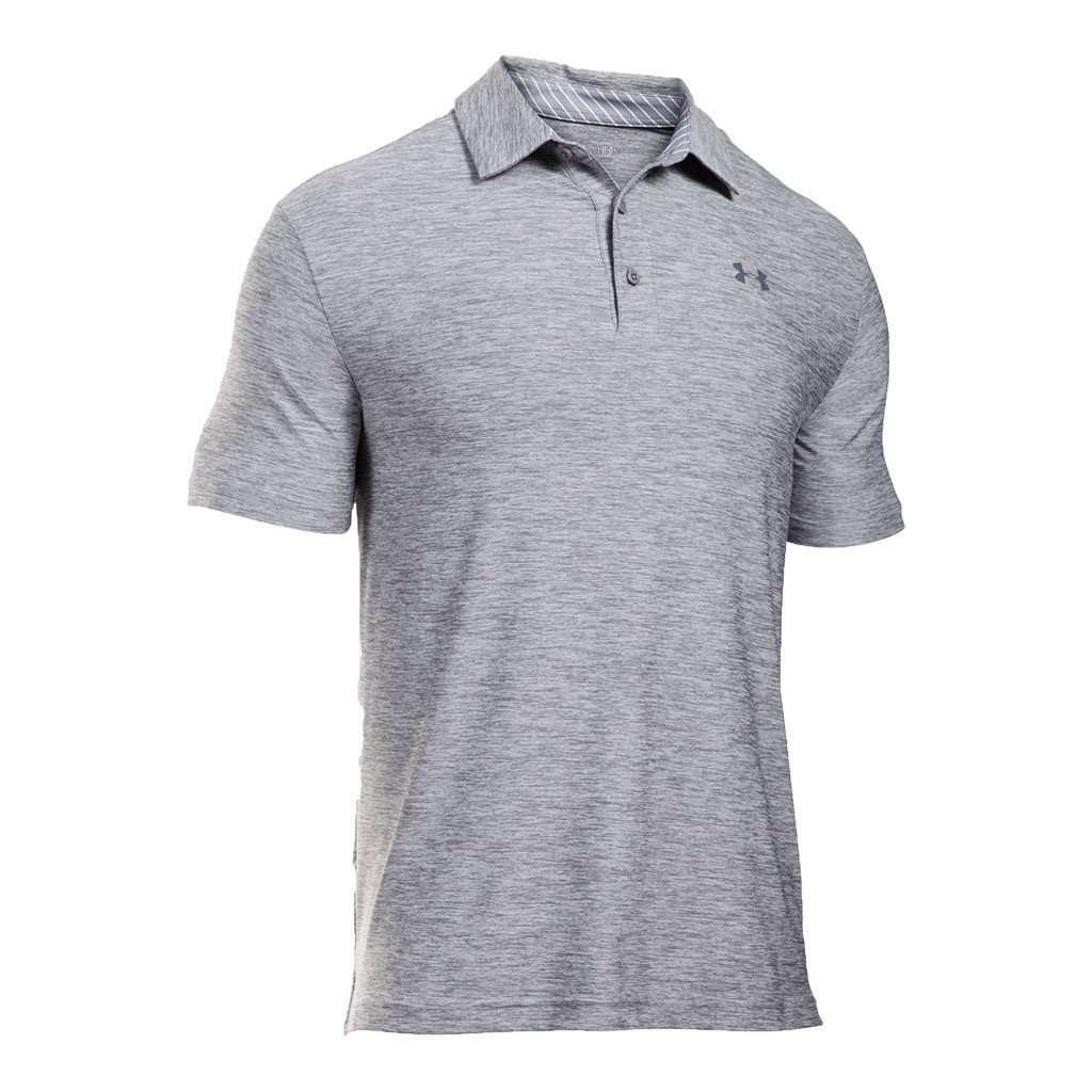 Playoff Polo in True Gray Heather by Under Armour - Country Club Prep