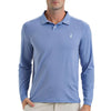 Porter Prep-Formance Long Sleeve Polo in Shade Blue by Johnnie-O - Country Club Prep