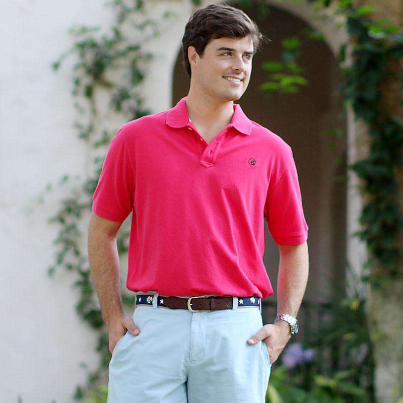 Proper Polo in Cherry Red by Southern Proper - Country Club Prep