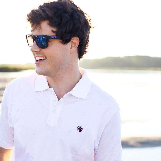 Proper Polo in White by Southern Proper - Country Club Prep