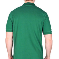 Rainbow Trout Needlepoint Polo Shirt in Hunter Green by Smathers & Branson - Country Club Prep