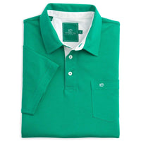 River Oaks Solid Club Polo in Augusta Green by Southern Tide - Country Club Prep