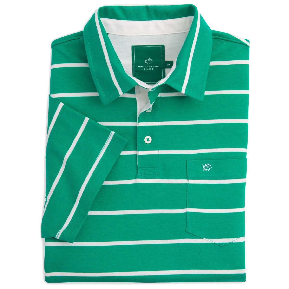River Oaks Sport Polo in Augusta Green by Southern Tide - Country Club Prep
