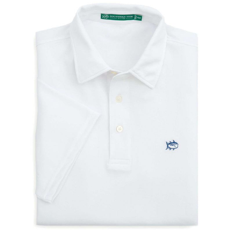 Roster Performance Polo in Classic White by Southern Tide - Country Club Prep