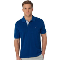 Seersucker Placket Skipjack Polo in Blue Cove by Southern Tide - Country Club Prep