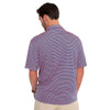 Shearwater Stripe Performance Polo in Blue Strawberry by The Southern Shirt Co. - Country Club Prep