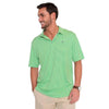 Shearwater Stripe Performance Polo in Sunny Lime by The Southern Shirt Co. - Country Club Prep