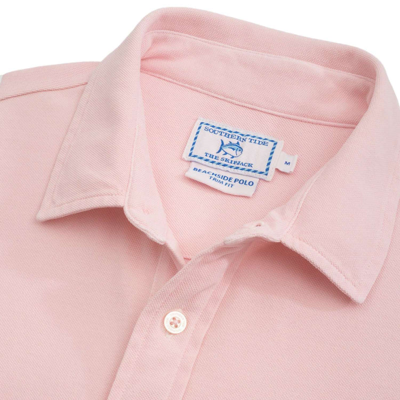 Short Sleeve Beachside Polo in Light Pink by Southern Tide - Country Club Prep