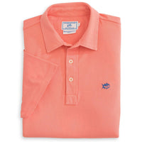 Short Sleeve Beachside Polo in Nectar by Southern Tide - Country Club Prep